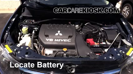 2009 Mitsubishi Outlander XLS 3.0L V6 Battery Replace